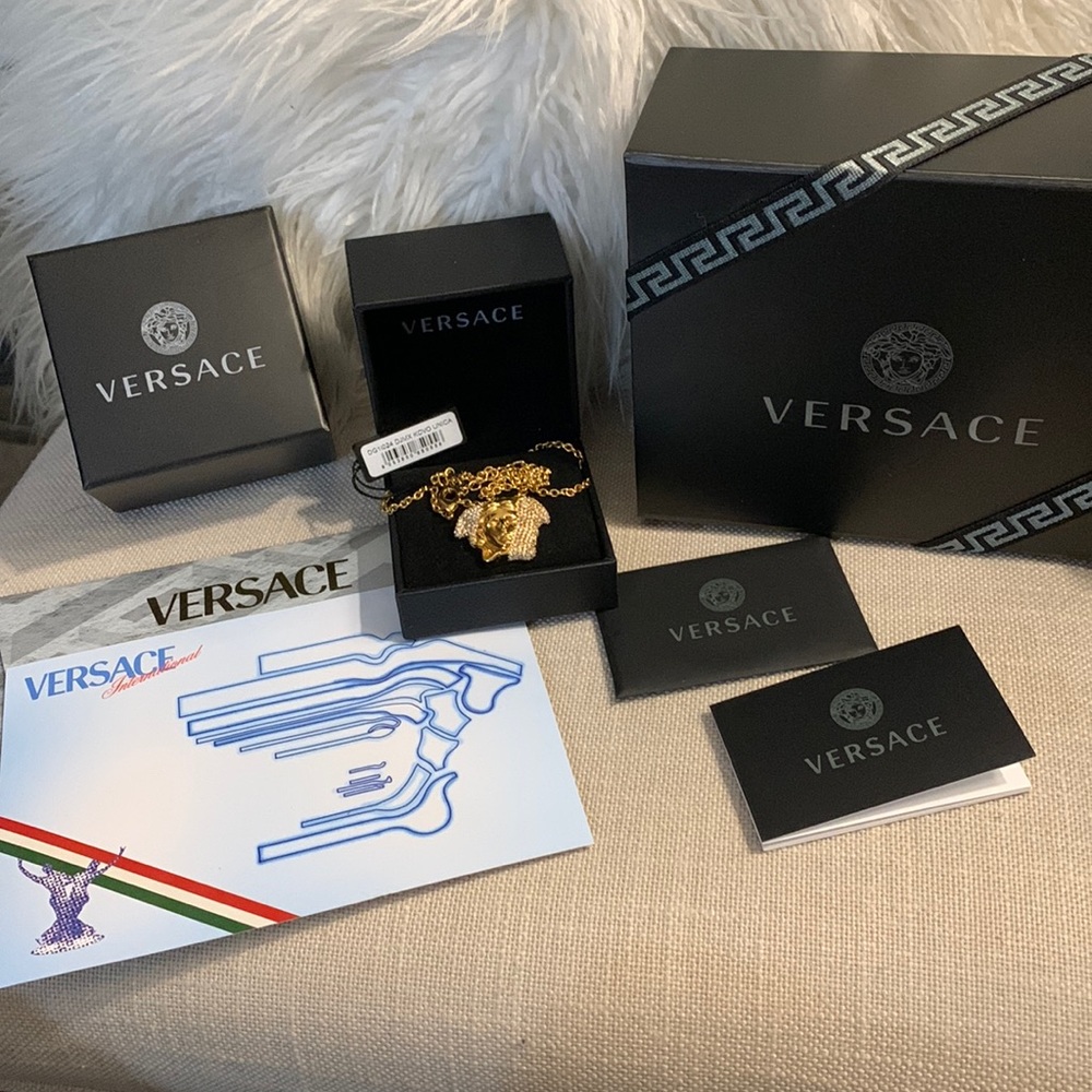 Authentic Versace Medusa Necklace